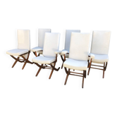 Set de 4 chaises et de 2 fauteuils inclinables Polyconfort