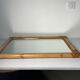Miroir en rotin vintage