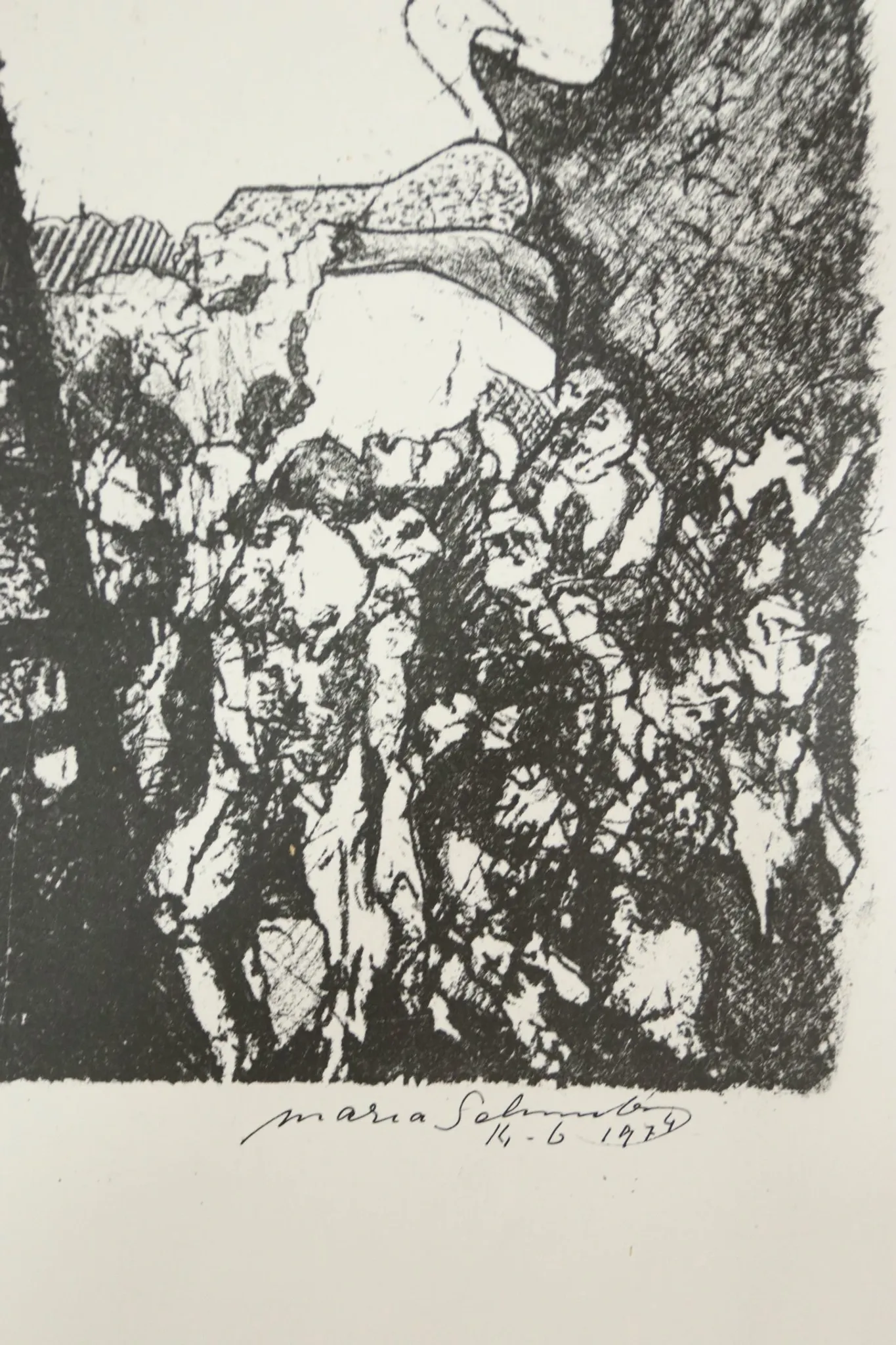 Print 'Die Gefangenen' – Maria Schneider, 1973