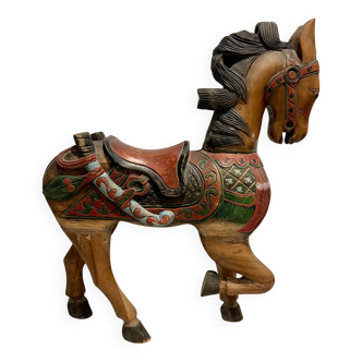 Cheval de bois ancien
