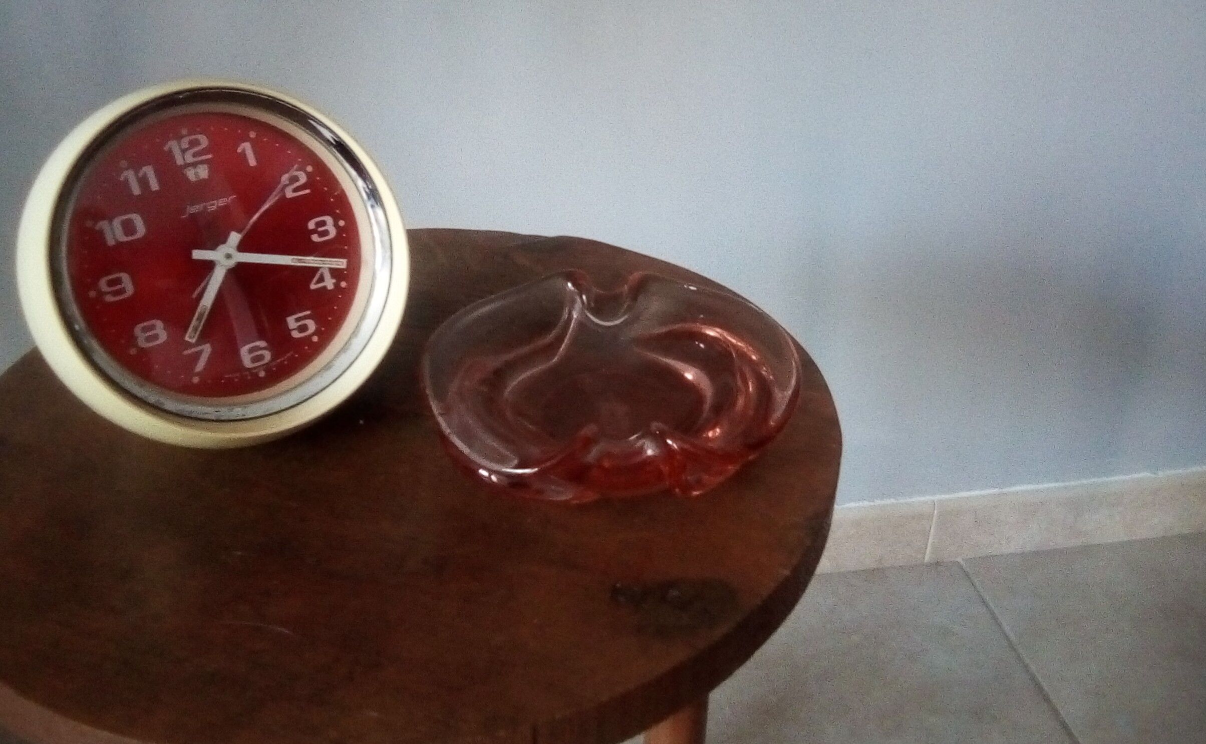 Csa ashtray in blown glass 70s