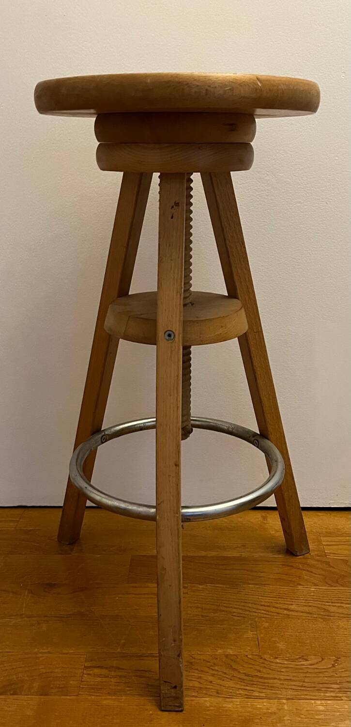 Vintage wooden stool