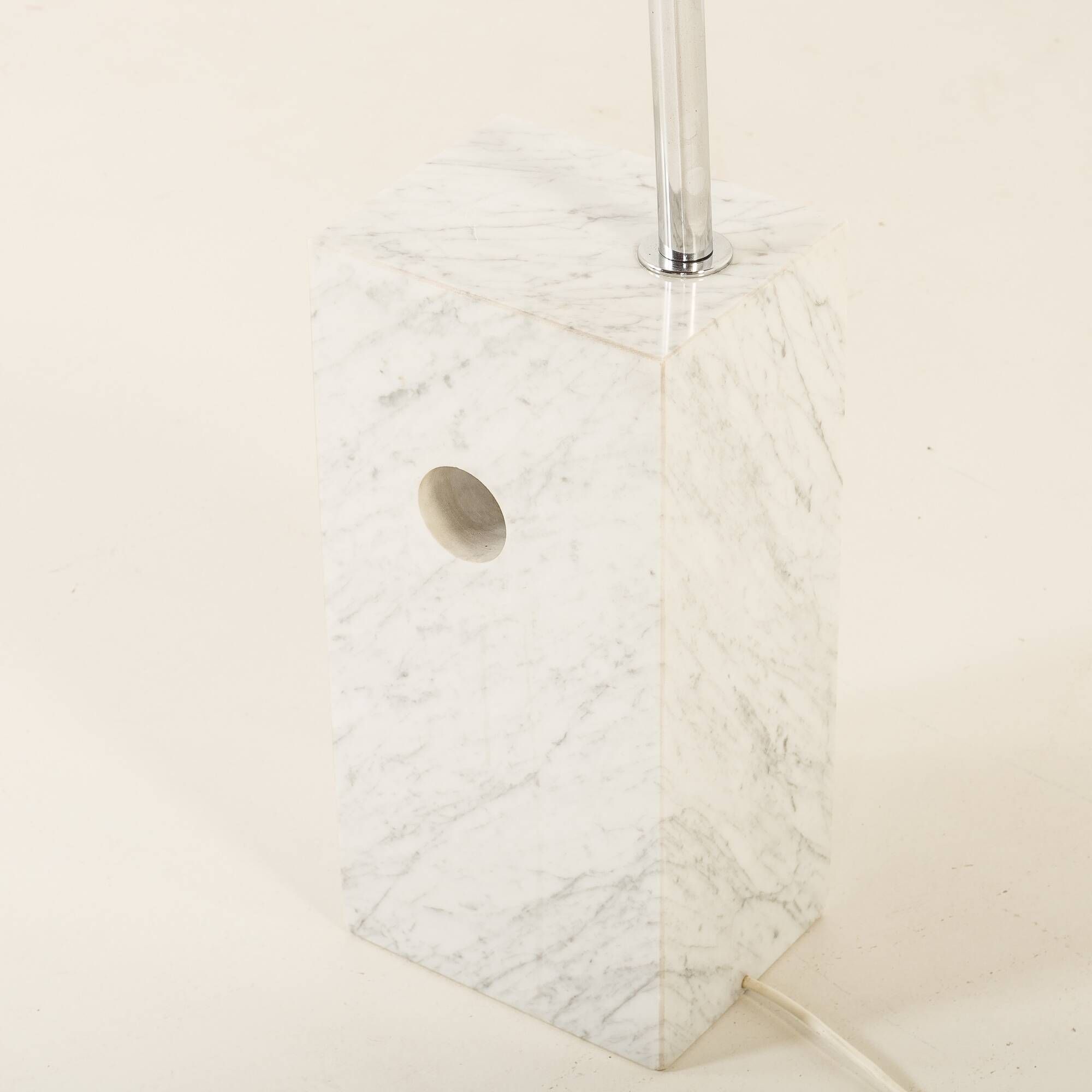 Italian mid century arc lamp in the style of Castiglioni, 1970s