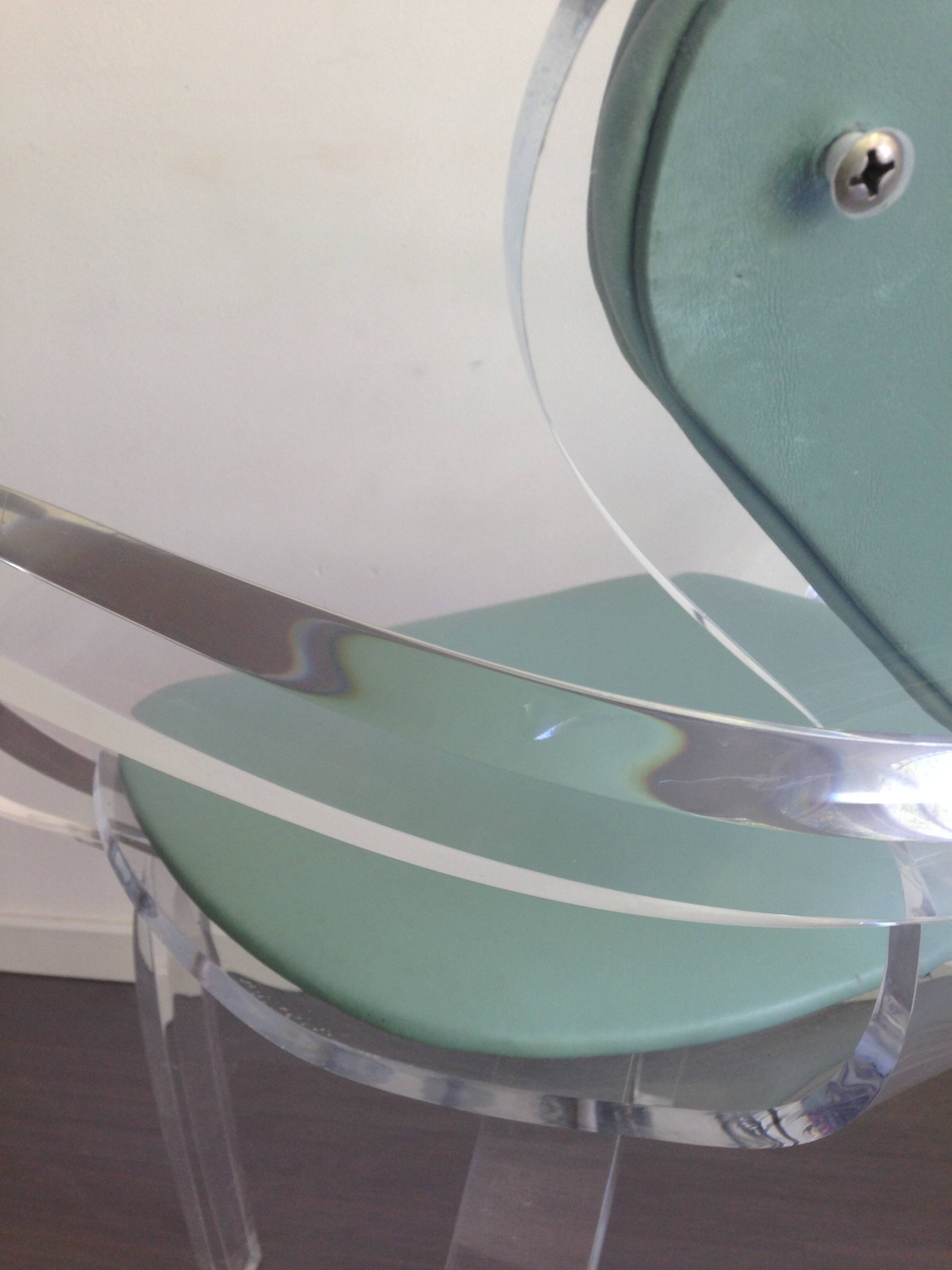 Very rare 1980's Lucite 'Cherner' cHAIR