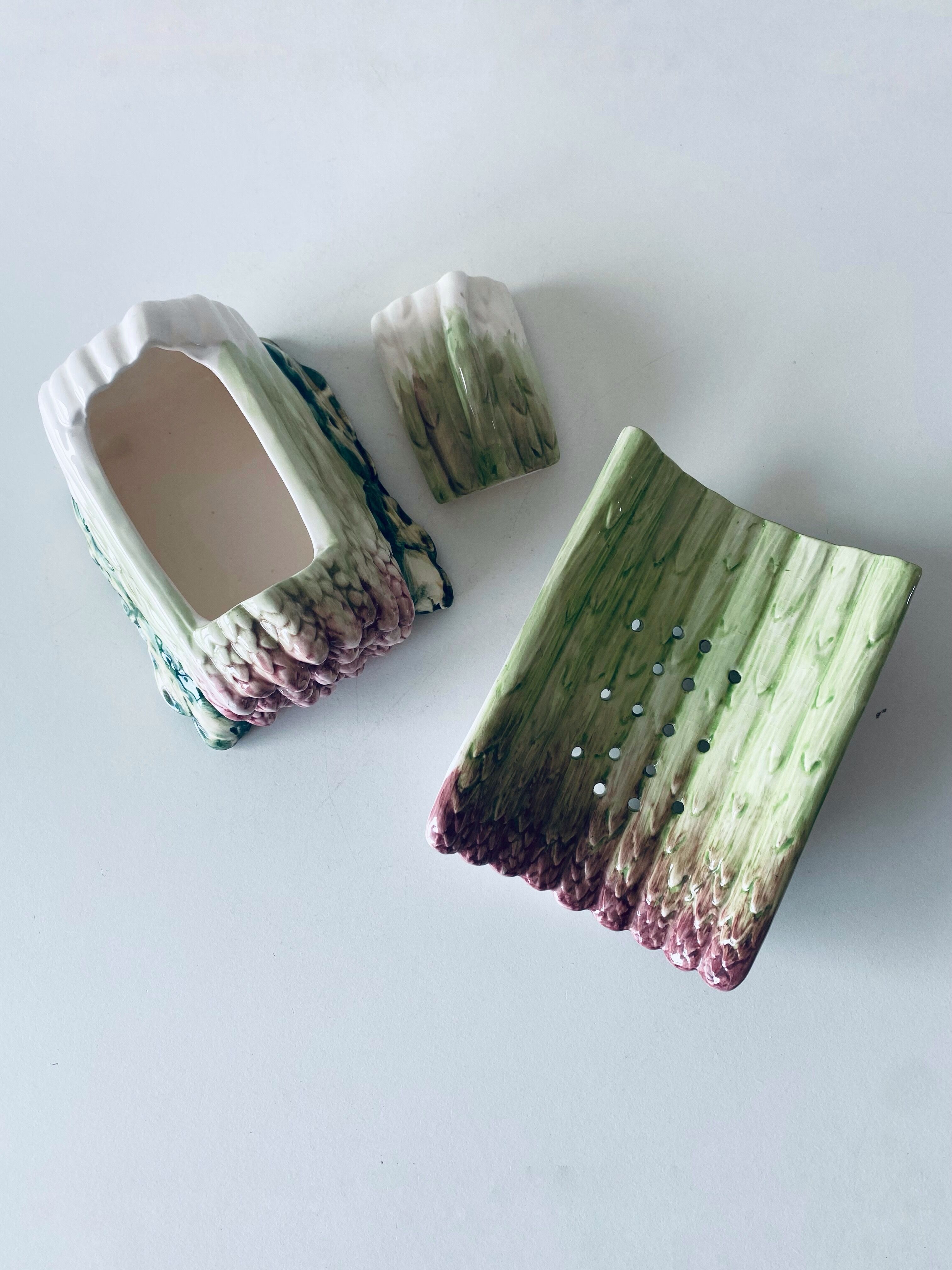 Service à asperges barbotine