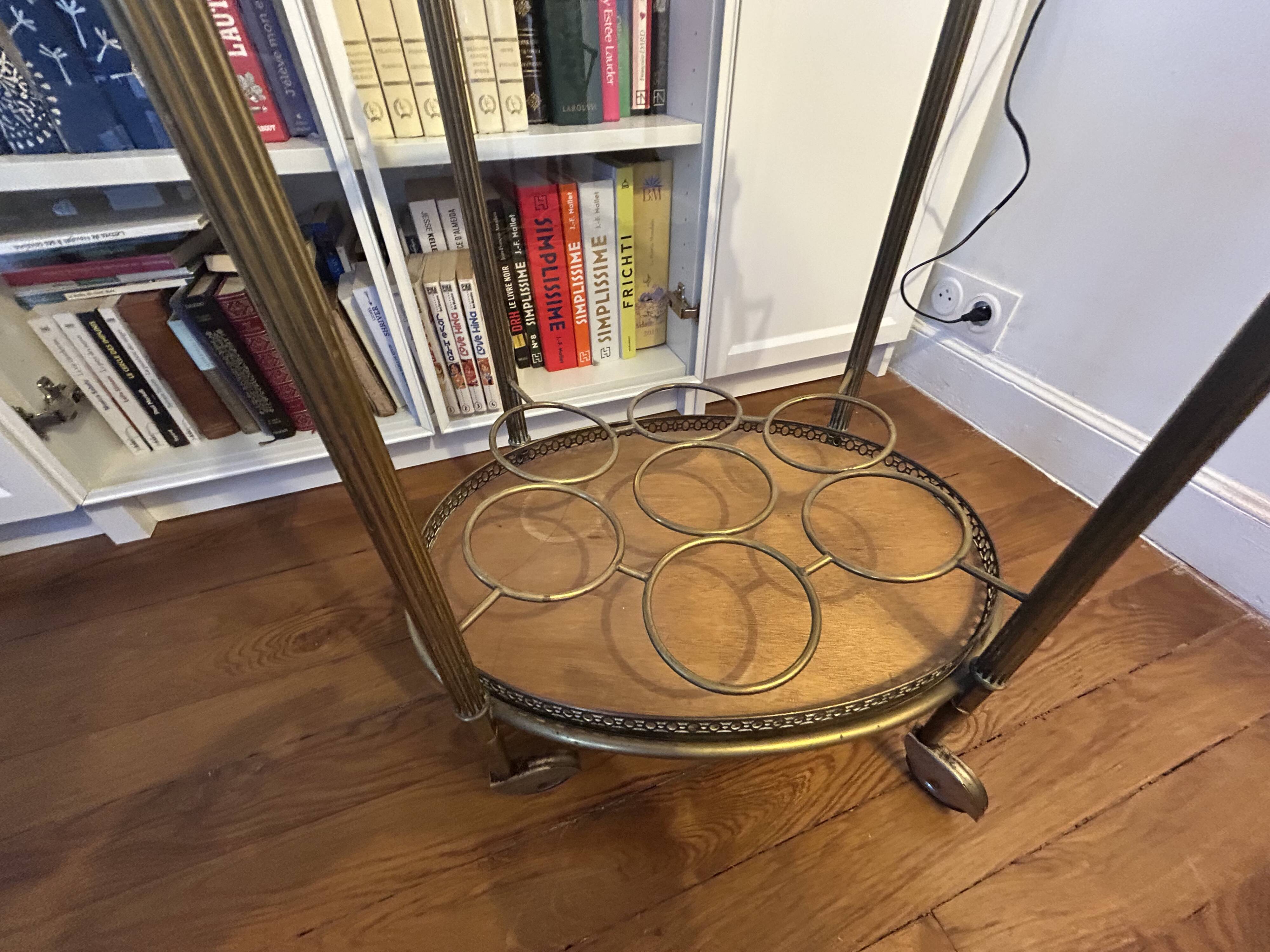 Louis XVI rolling dessert trolley