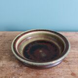Stoneware bowl signed Fontgombault