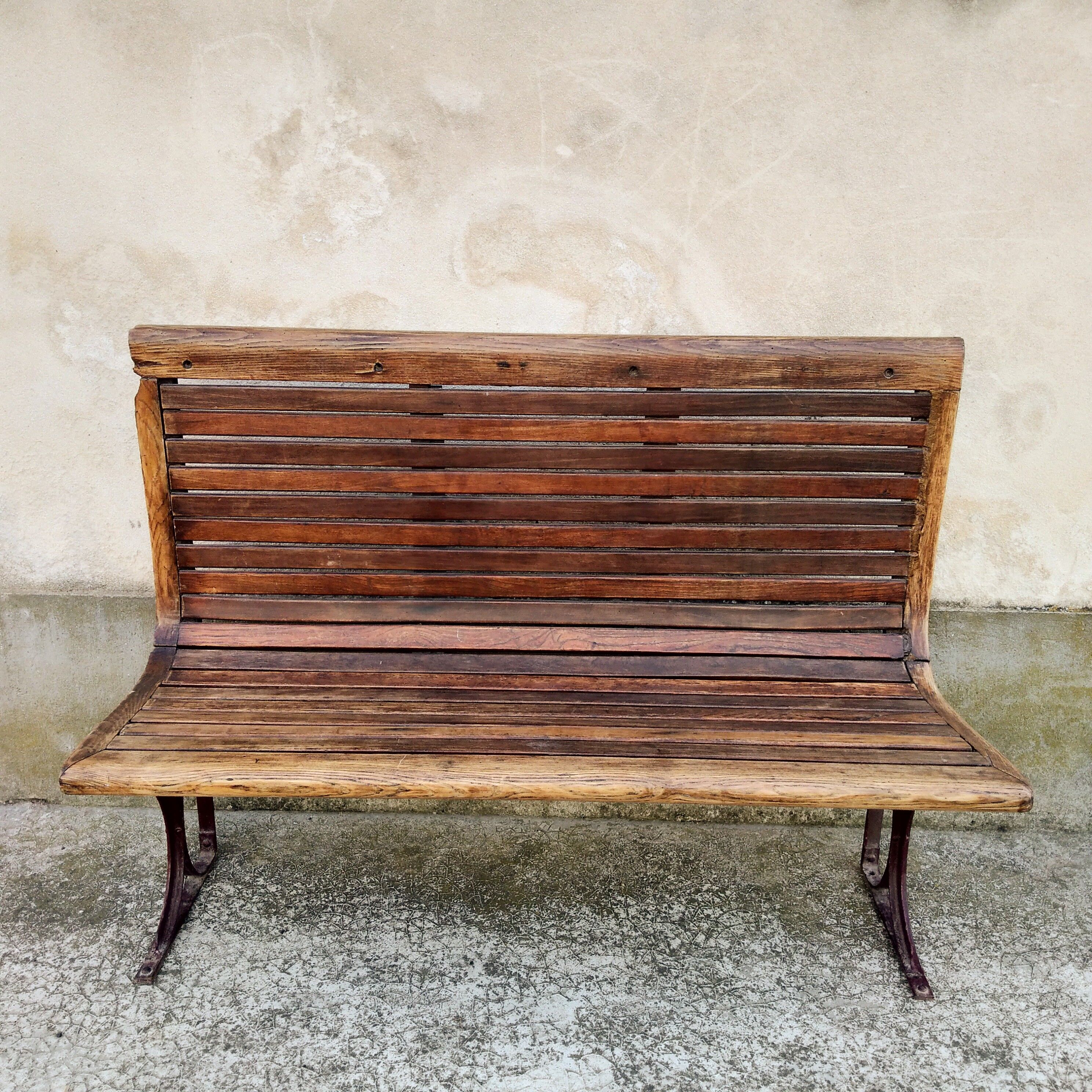 Paris metro bench 1924