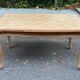 Louis XV extendable dining table, 20th century, renovated in solid oak, 245cm