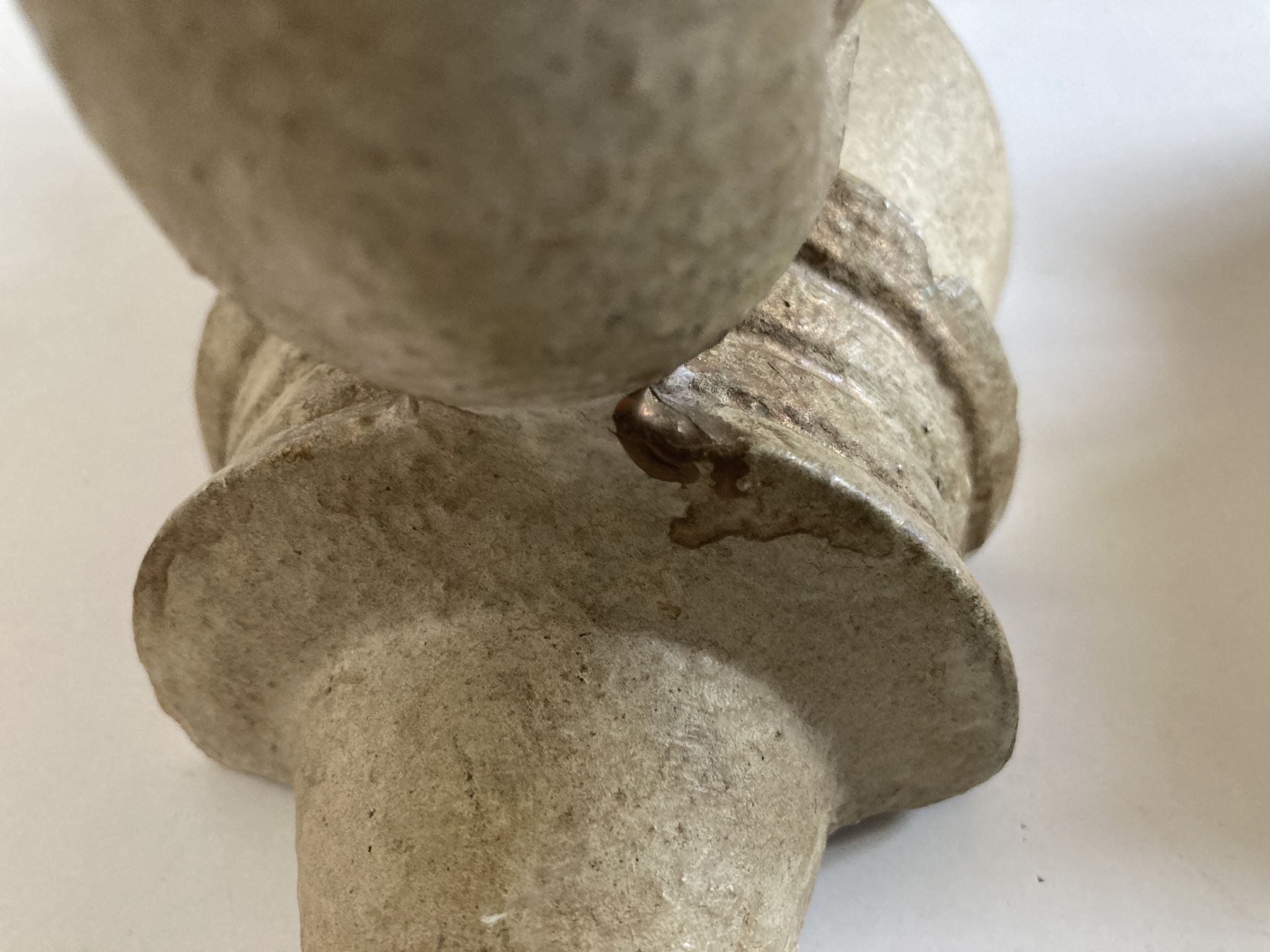 Pair of Arlus torchlight wall light in art deco plaster 1950