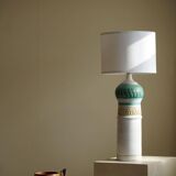Decorative floor lamp in modern Danish ceramic, made in the 1970s.