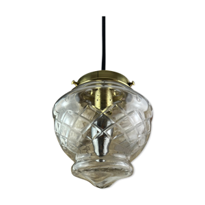 Lampe suspension globe - transparent