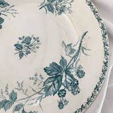 Badonviller serving plate blackberry decor