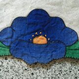 Vintage oval placemat 35x49