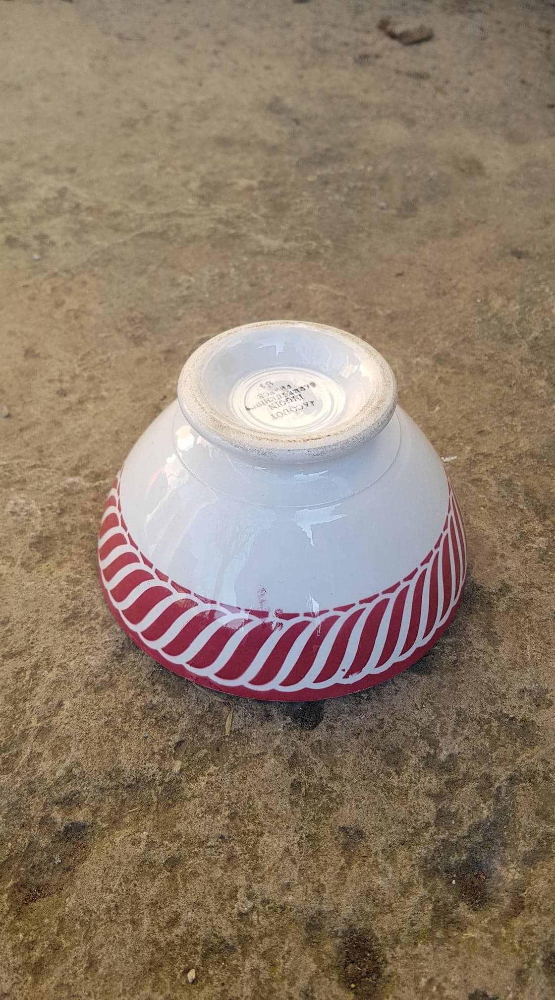 Bowl Digoin Sarreguemines model Jacquot