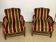 Paire de fauteuils cabriolet vintage