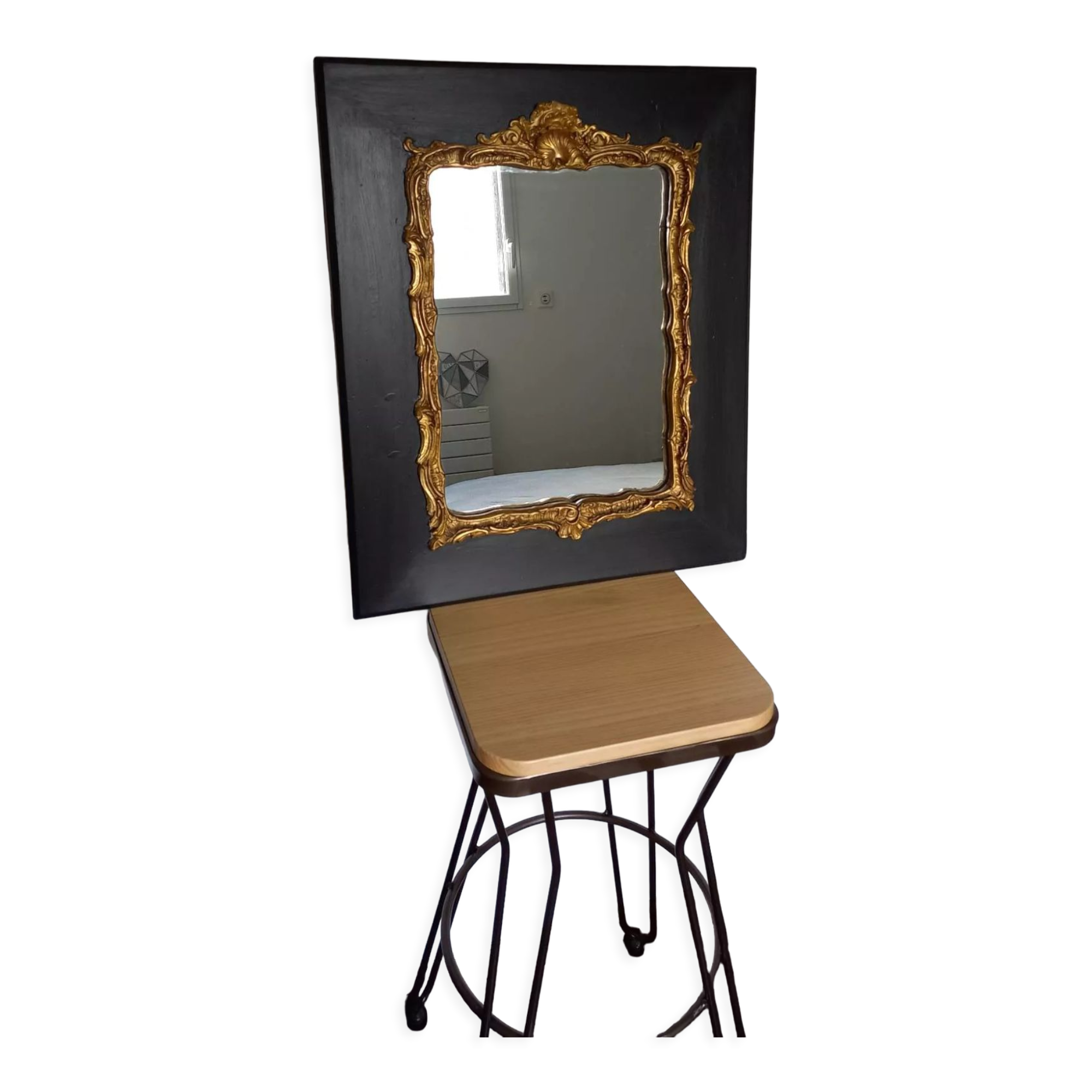 Vintage mirror restyled 53x64cm
