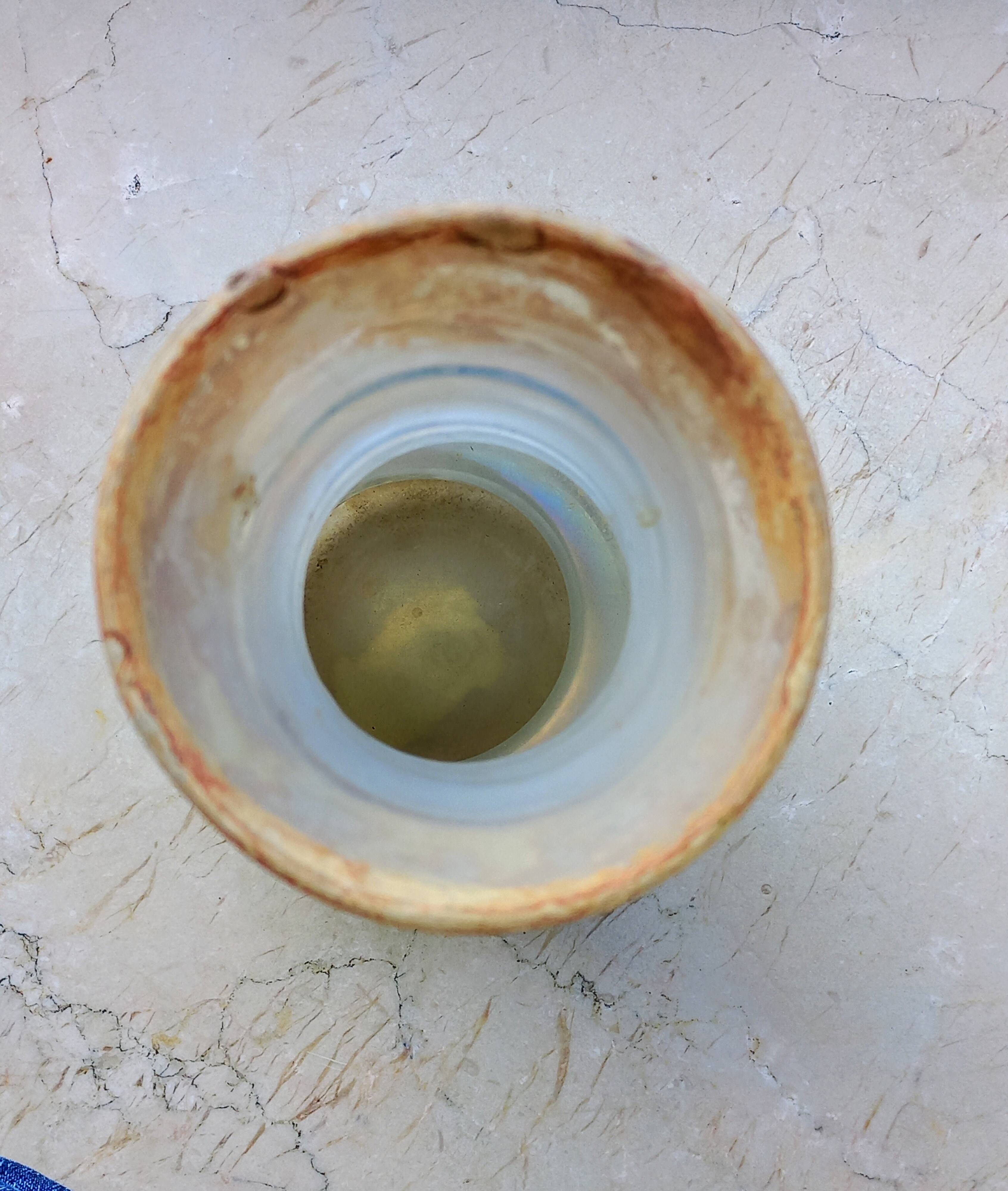 Scavo crystal italian vase