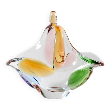 Vase en verre artistique Rhapsody par František Zemek / République tchèque / 1956