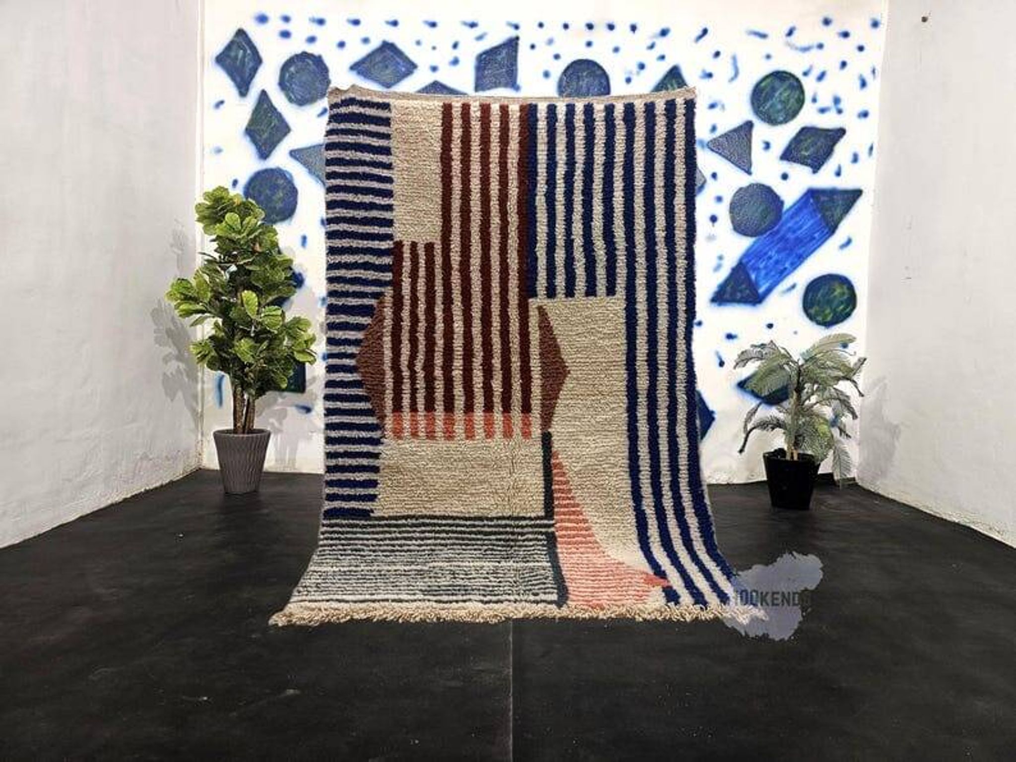 Handmade Beni Ouraine rug, size 150 x 250 cm