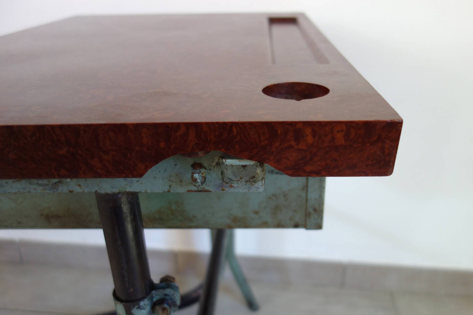 Old school desk from the 1930s