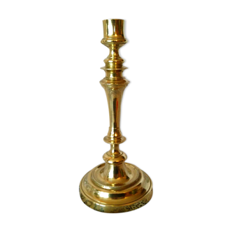 Former gilded bronze torch candlestick 706G