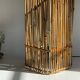 Vintage cube wood willow lamp