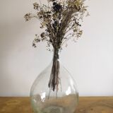 Dame Jeanne en verre transparente vintage