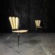 Pair of chairs "Petals" 70s