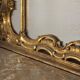Antique classic console in wood decorated with mirror from the late 19th