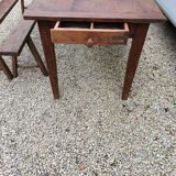 Farmhouse table in chene 200cm + 2 benches