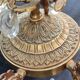 Old bronze chandelier/stamps and angel décor
