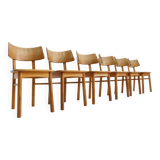 Vintage Danish mid-century dining chairs set of 6