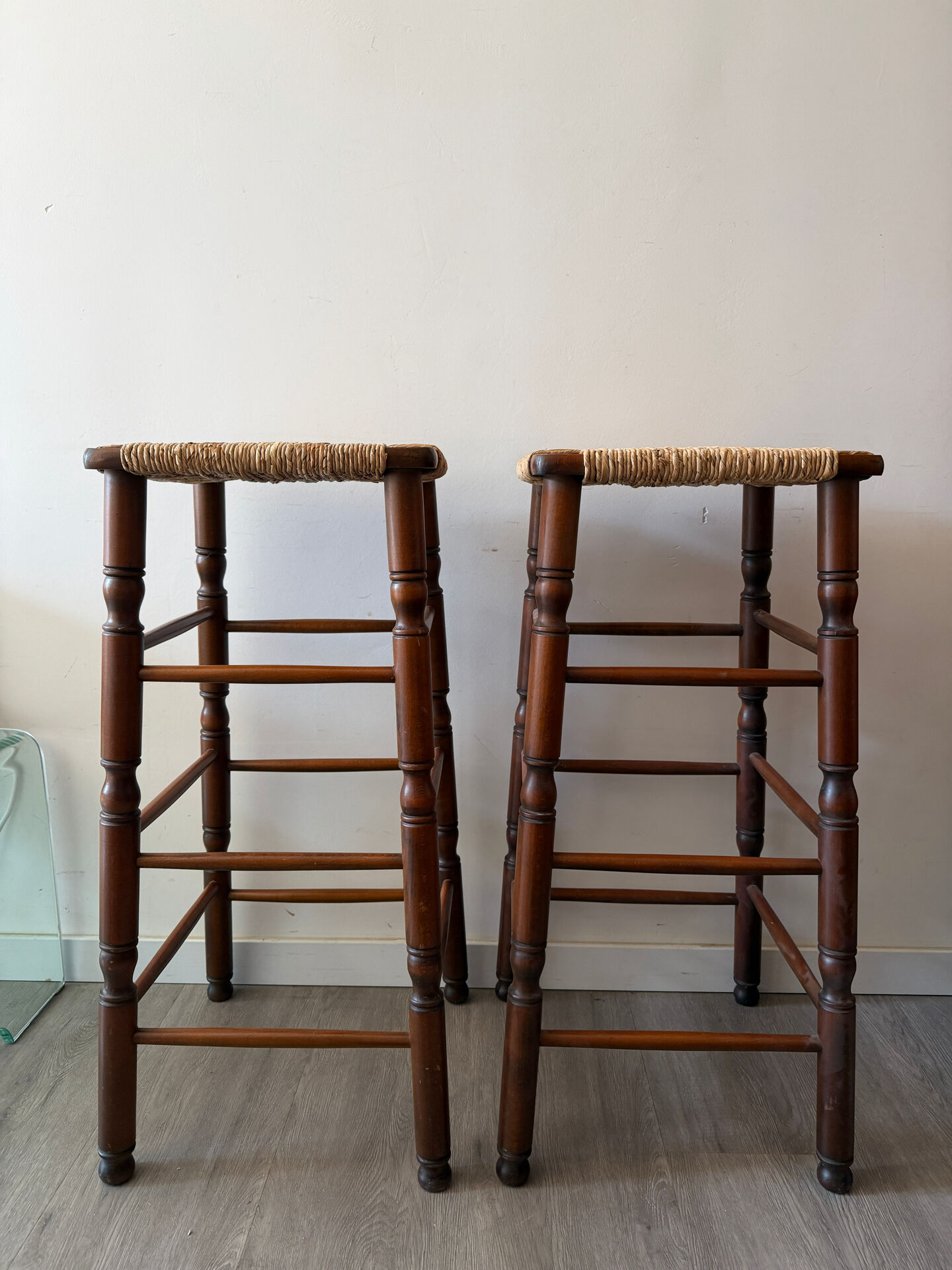 Mid Century bar stools set of 2