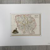 Carte ancienne de la Creuse