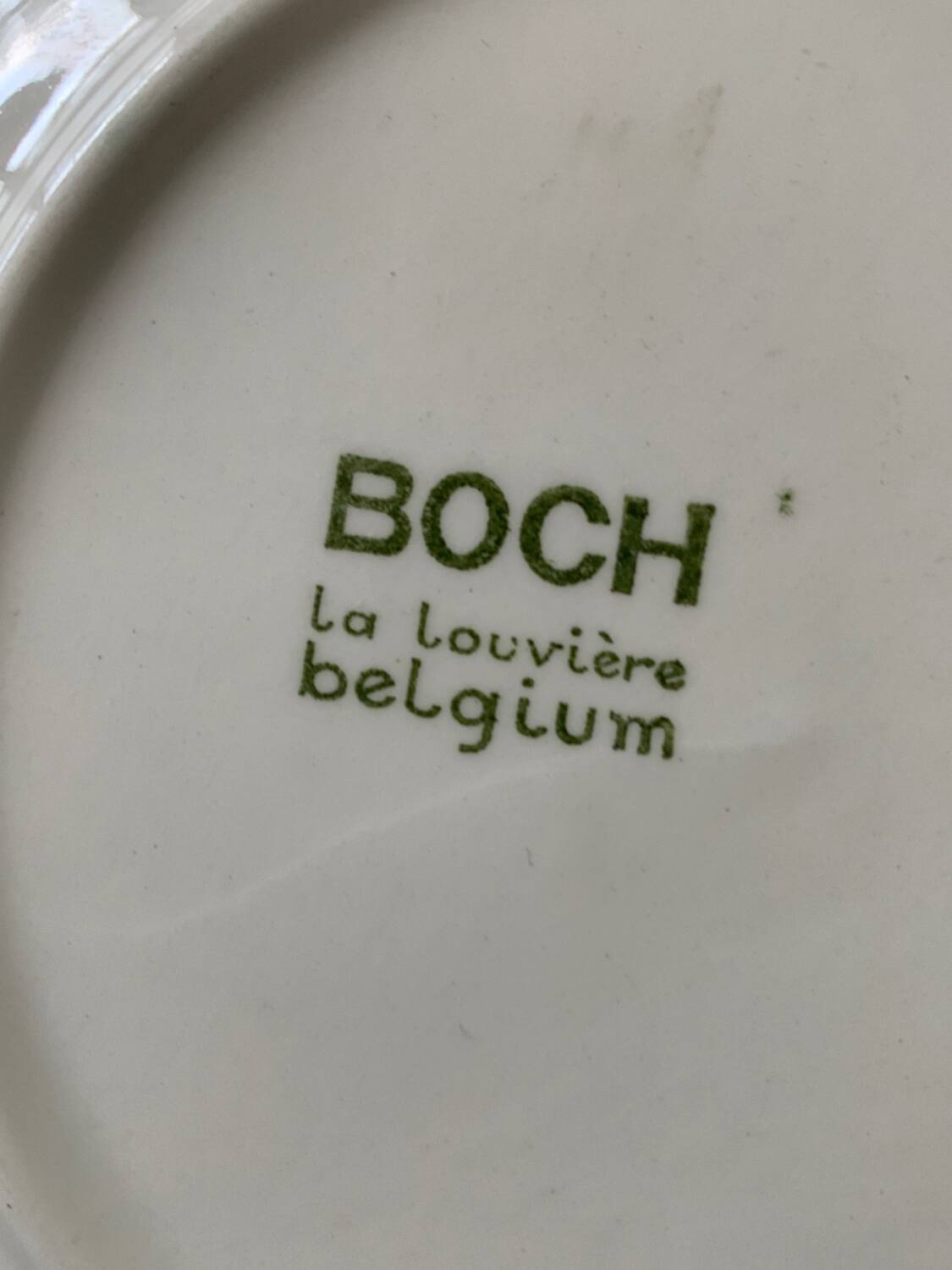 Vintage Boch plates