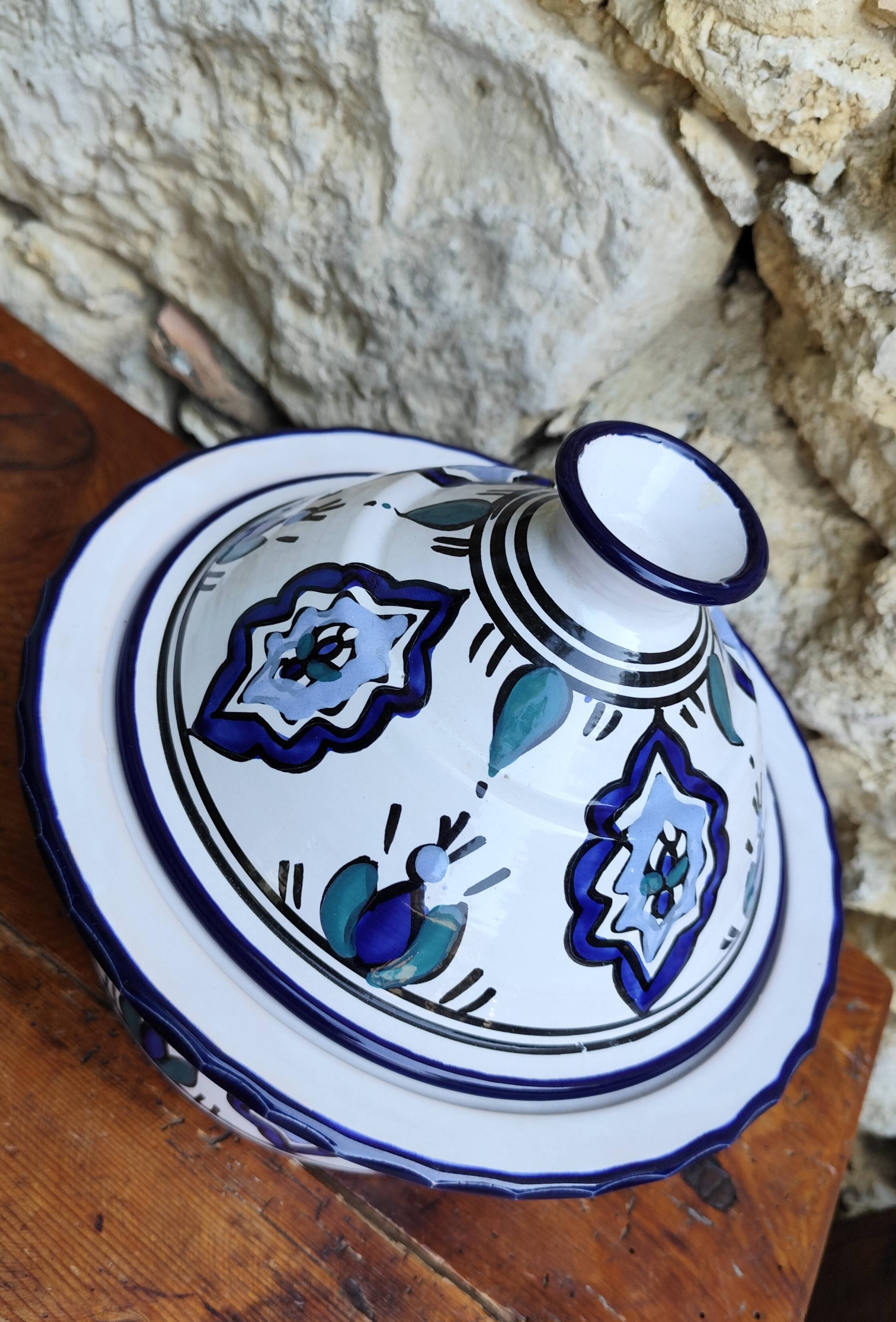 Moroccan ceramic dish