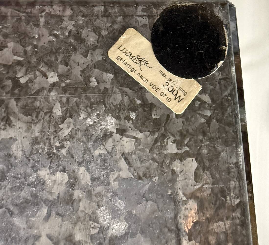 Arte Lumen floor lamps chrome & brass 1970’s, set of 2