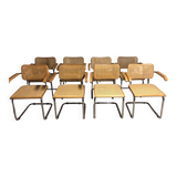 8 Cesca B 32 Marcel Breuer chairs