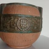 CLANTA ENGLAND - Cache-pot or Planter with vine leaves - POTTERY