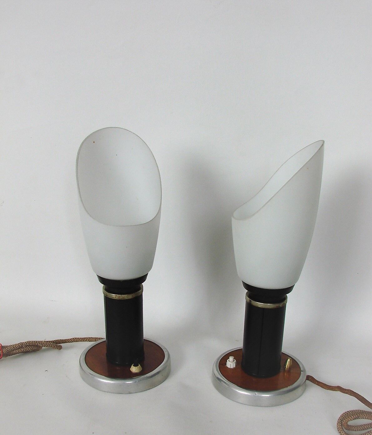 Pair of mid century lamps, 1950s