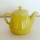 Rio yellow vintage teapot