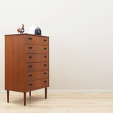 Teak chest of drawers, danish design, 60s, made in denmark