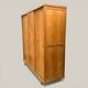 Armoire parisienne penderie porte coulissante chêne brut massif 1960