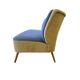 Vintage blue and white armchair/sofa/couch
