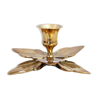 Vintage brass candle holder