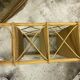 Rattan bookcase shelf