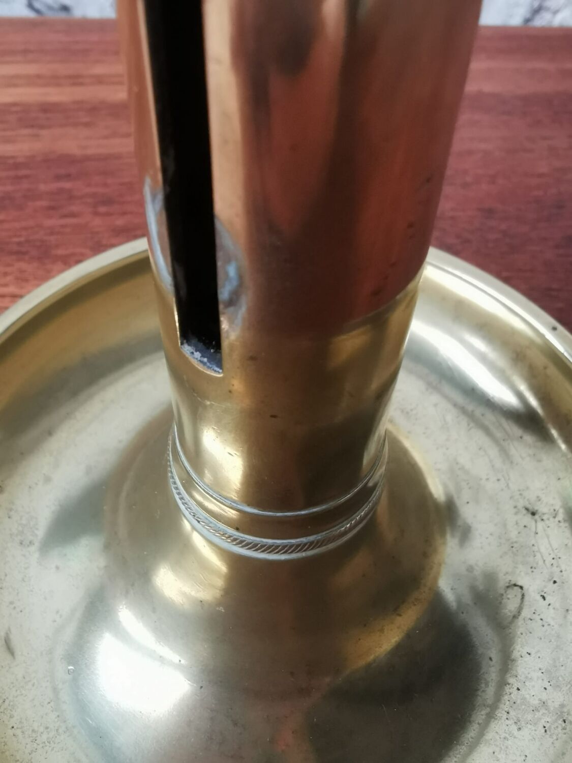 Brass candle holder