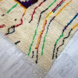 Handmade wool berber rug 250 x 150 cm