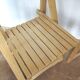 Paire de chaises pliantes vintage